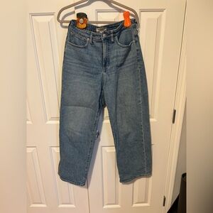 Madewell curvy wide leg jeans size 28
